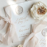 Handmade Chiffon Ribbon with Raw Edge – 1.5" Wide | 13 Wedding Colors | 7 Yards per Roll | 3-Pack & 4-Pack | Laribbons Custom