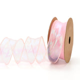 Luxury Iridescent Organza Ribbon – 1.5" Wide | 10 Yards per Roll | Wedding & Florist Decoration | Laribbons Custom