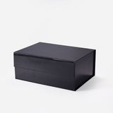 Half Lid Foldable Gift Box – 9.25×6.7×4 in | Collapsible Cardboard Box | Laribbons Custom