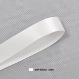 Wholesale Double Faced Satin Ribbon – Black, White & Gray Color Series – 3/8", 5/8", 7/8", 1.5" Wide – 100 Yards Per Roll – Bulk 500 Yards Minimum | Laribbons Custom