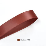 Wholesale Double Faced Satin Ribbon – Dark Brown Color Series – 3/8", 5/8", 7/8", 1.5" Wide – 100 Yards Per Roll – Bulk 500 Yards Minimum | Laribbons Custom