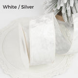Reversible Velvet Ribbon 2.5 Inch | Double-Sided Velvet & Metallic Backing | 10 Yard Roll | Laribbons Custom