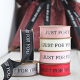 Elegant Custom Grosgrain Edge Satin Ribbon - 100 Yards per Roll for Crafting, Decorating, and Gift Wrapping - laribbons Custom Shop