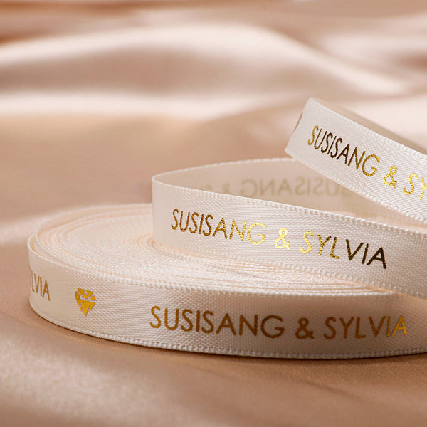 Custom ribbons for badges