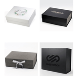 Custom Logo Ribbon Gift Boxes – 9.25×6.7×4 in, Foldable & Collapsible | 20 Colors | Laribbons Custom - laribbons Custom Shop