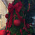 Giant Burgundy Velvet Christmas Bow – Oversized Holiday Decoration (3 Sizes) | Laribbons Custom - laribbons Custom Shop