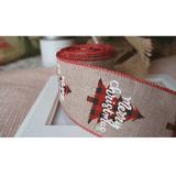 Rustic Christmas Ribbon 2.5