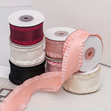 Custom Ruffled Edge Ribbon with Logo Printing – 1.5