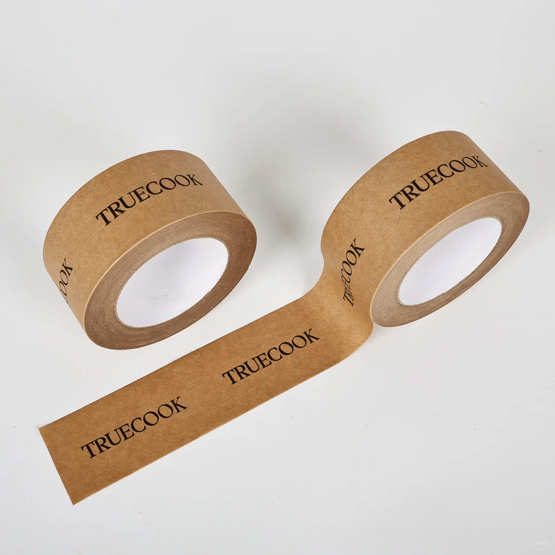 Custom Printed Kraft Paper Tape – Add Your Logo | 2" × 164 ft | Laribbons Custom - laribbons Custom Shop