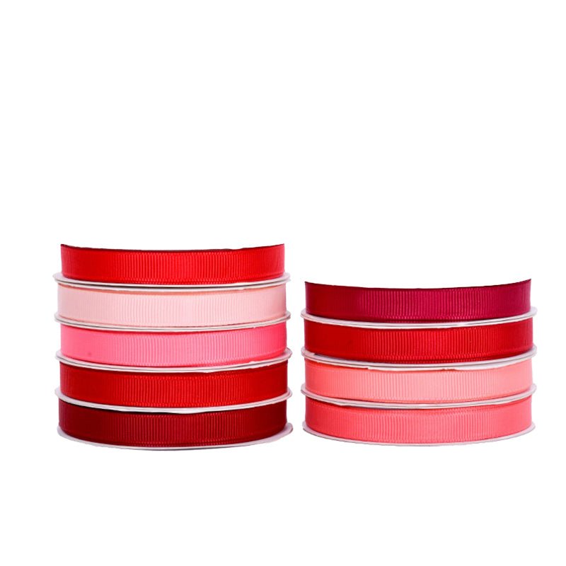 Wholesale Grosgrain Ribbon – Red Color Series – 3/8", 5/8", 7/8", 1.5" Wide – 100 Yards Per Roll – Bulk 500 Yards Minimum| Laribbons Custom - laribbons Custom Shop