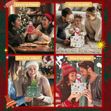 🎄 Christmas Money Pull Gift Box – Foldable DIY Party Box | Red, Green & White | Fun Holiday Decoration | Laribbons Custom - laribbons Custom Shop