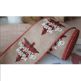 Rustic Christmas Ribbon 2.5