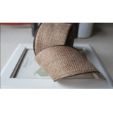 Rustic Khaki Burlap Wired Ribbon – 2.5
