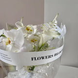 Custom Floral Wrapping Paper Roll – Clear OPP Cellophane with Logo Printing | Laribbons Custom - laribbons Custom Shop