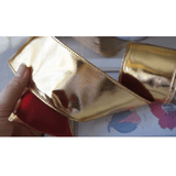 Wired Double - Sided Christmas Ribbon 2.5