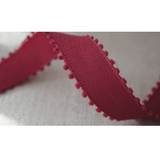 Burgundy Herringbone Ribbon 1
