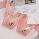 Custom Ruffled Edge Ribbon Valentine's Day – 1.5