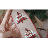 Rustic Christmas Ribbon 2.5