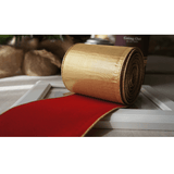 Red Velvet & Shiny Gold Wired Ribbon – 4