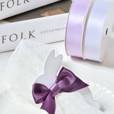 Wholesale Double Faced Satin Ribbon – Purple & Lavender Color Series – 3/8