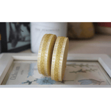 Gold Glitter Christmas Ribbon – 5/8