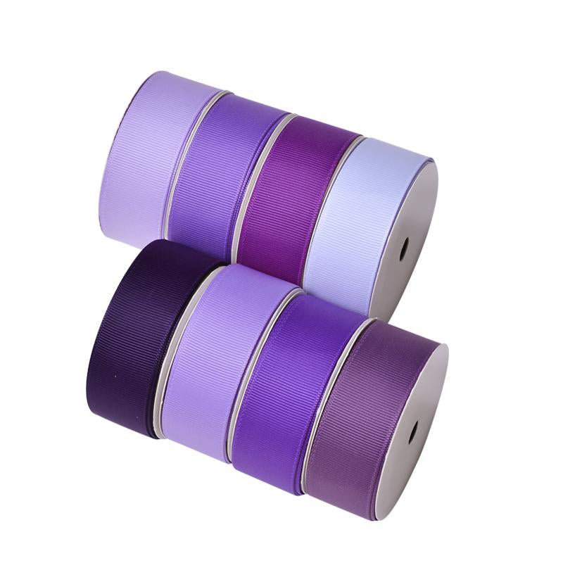 Wholesale Grosgrain Ribbon – Purple & Lavender Color Series – 3/8", 5/8", 7/8", 1.5" Wide – 100 Yards Per Roll – Bulk 500 Yards Minimum | Laribbons Custom - laribbons Custom Shop