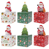 🎄 Christmas Money Pull Gift Box – Foldable DIY Party Box | Red, Green & White | Fun Holiday Decoration | Laribbons Custom - laribbons Custom Shop