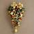 🎄 Handmade Premium Christmas Hanging Ornament – Pine Branch with Gold Bow & Festive Accents | M Size | Laribbons Custom - laribbons Custom Shop
