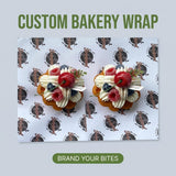 Custom Greaseproof Paper | Branded Food-Grade Wrapping Paper | LaRibbons - Laribbons Custom