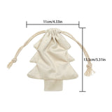 Christmas Tree Shape Velvet Drawstring Gift Pouches, Xmas Candy Jewelry Storage Bags| 2 Sizes, 2pcs/Pack | Mixable Colors - Laribbons Custom