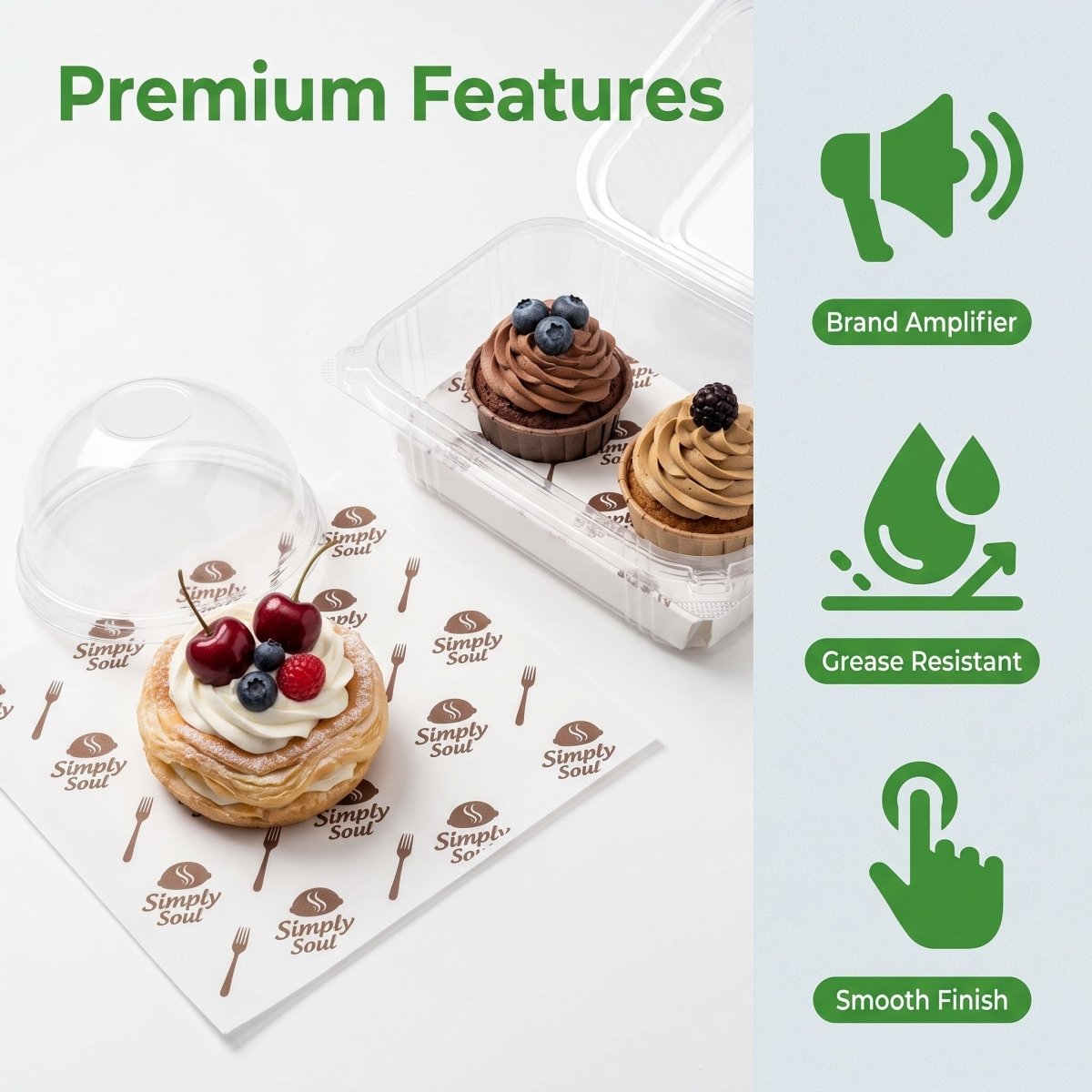 Custom Greaseproof Paper | Branded Food-Grade Wrapping Paper | LaRibbons - Laribbons Custom