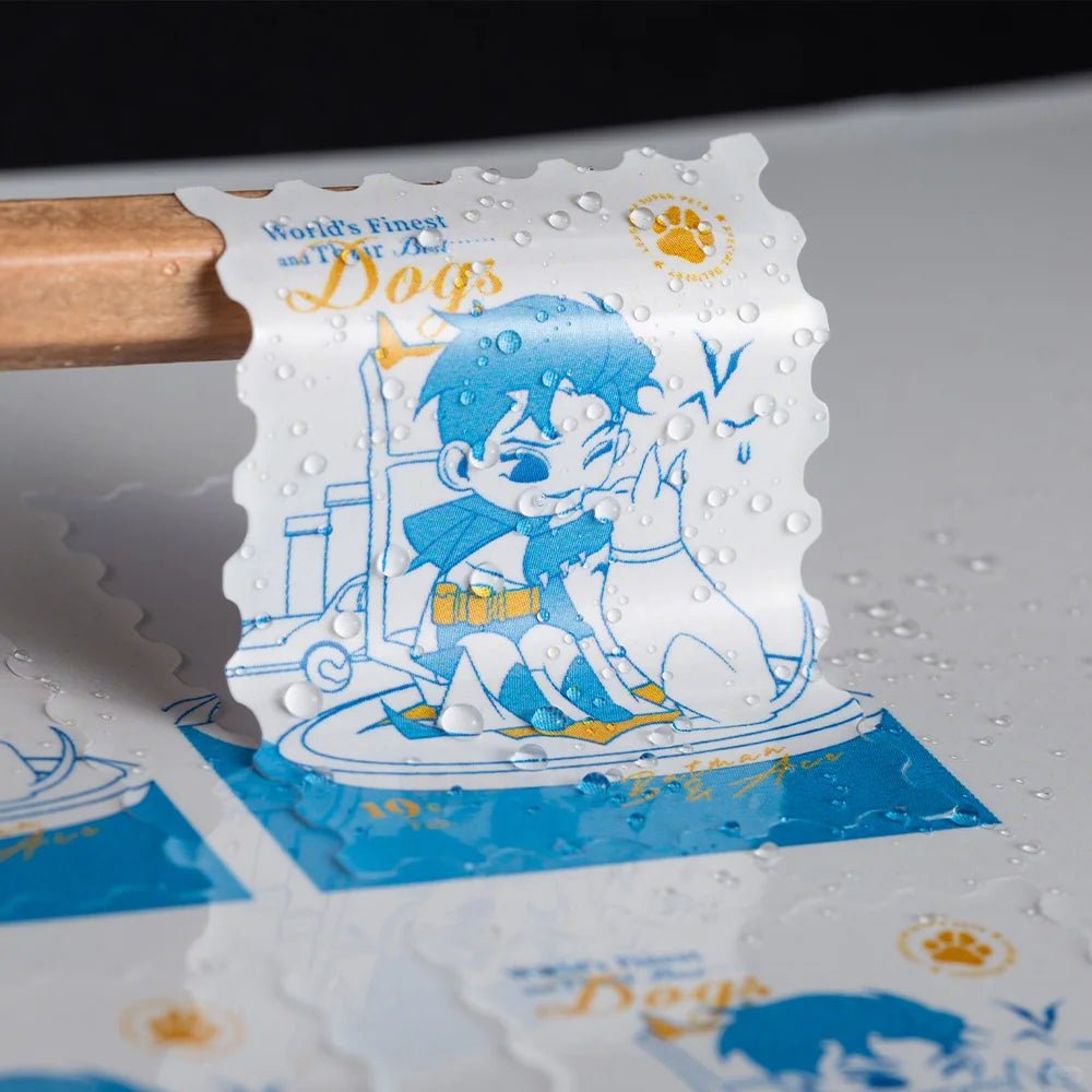 Custom White Vinyl Stickers | Weatherproof & Durable for Packaging | Laribbons Custom - laribbons Custom Shop