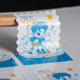 Custom White Vinyl Stickers | Weatherproof & Durable for Packaging | Laribbons Custom - laribbons Custom Shop