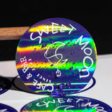 Custom Holographic Stickers | Eye - Catching Shine for Your Brand | Laribbons Custom - laribbons Custom Shop