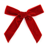 Mini Velvet Bows with Twist Ties, Christmas Velvet Ribbon Bows for Gift Wrapping, Tree Ornaments, DIY Crafts - Laribbons Custom