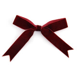 Mini Velvet Bows with Twist Ties, Christmas Velvet Ribbon Bows for Gift Wrapping, Tree Ornaments, DIY Crafts - Laribbons Custom