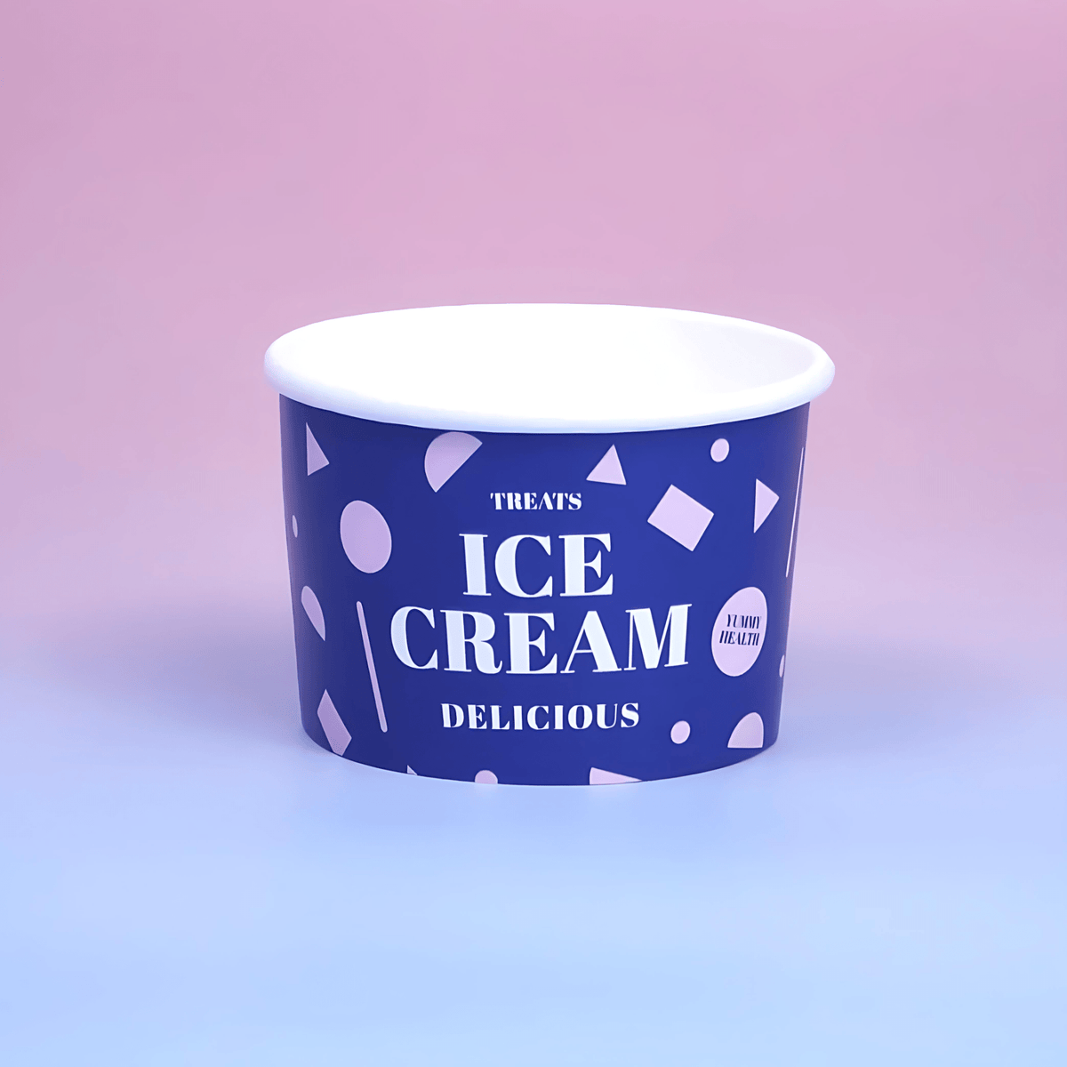 Custom Ice Cream Cups – Branded Paper Dessert Cups (MOQ 5000) | Laribbons Custom - laribbons Custom Shop