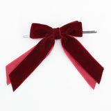 Mini Velvet Bows with Twist Ties, Christmas Velvet Ribbon Bows for Gift Wrapping, Tree Ornaments, DIY Crafts - Laribbons Custom