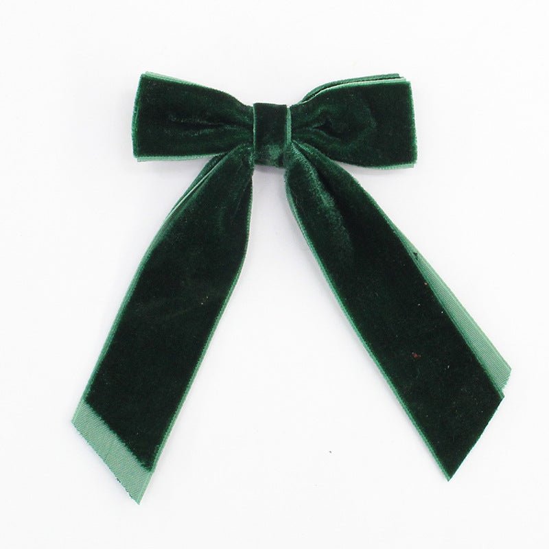 Mini Velvet Bows with Twist Ties, Christmas Velvet Ribbon Bows for Gift Wrapping, Tree Ornaments, DIY Crafts - Laribbons Custom