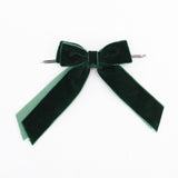 Mini Velvet Bows with Twist Ties, Christmas Velvet Ribbon Bows for Gift Wrapping, Tree Ornaments, DIY Crafts - Laribbons Custom