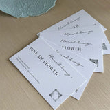 Standard Business Cards | Clear printing | Laribbons - laribbons Custom Shop
