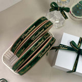 Custom Foil Stamped Velvet Ribbon with Logo – Luxury Gift & Retail Packaging | Laribbons Custom - laribbons Custom Shop