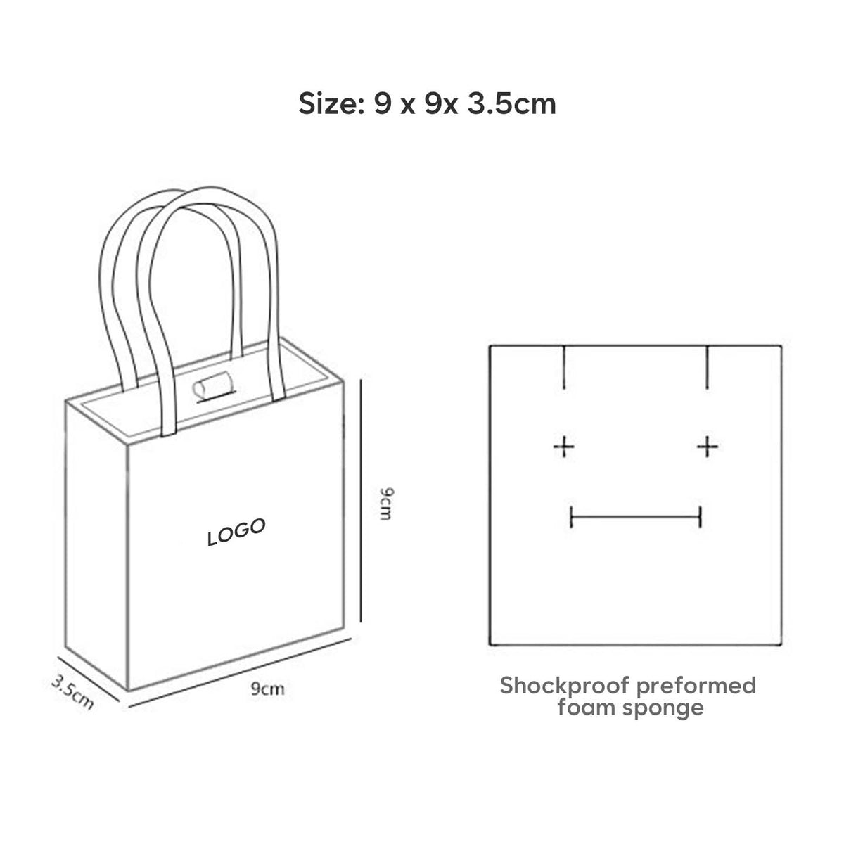 Custom Drawer Jewelry Gift Box with Ribbon Handle MOQ 50pcs | Jewelry Boxes