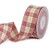 1.5" Ivory Base Red & Yellow Plaid Christmas Ribbon – 25 Yards Roll | Laribbons Custom - laribbons Custom Shop