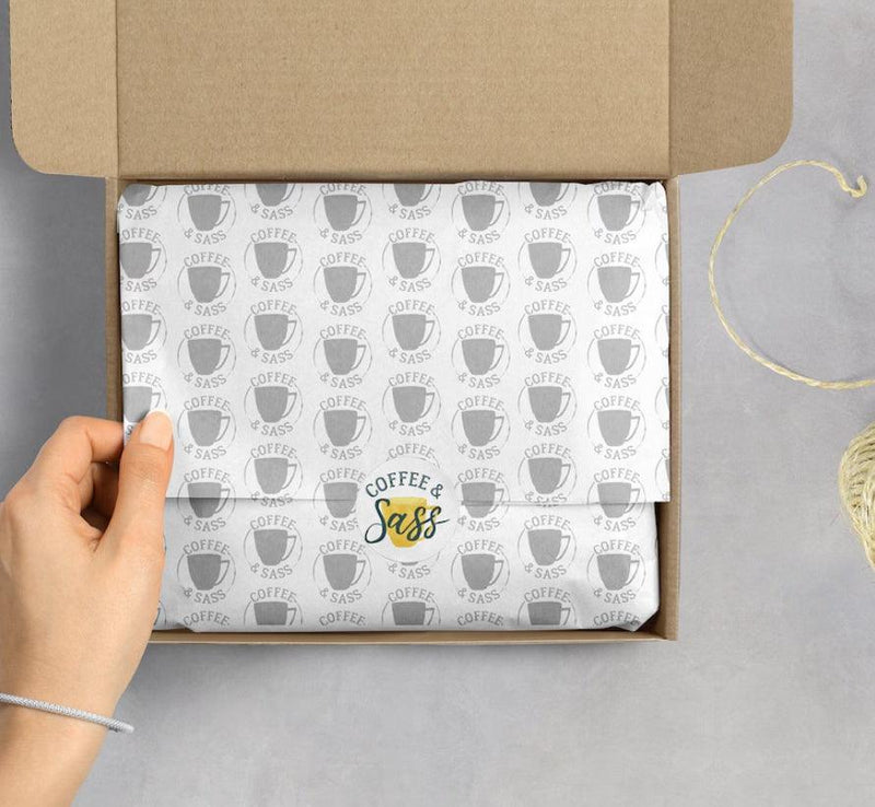 Custom Tissue Paper | Elevate Unboxing with Personalized, Eco-Friendly Wraps | Free Shipping | LaRibbons