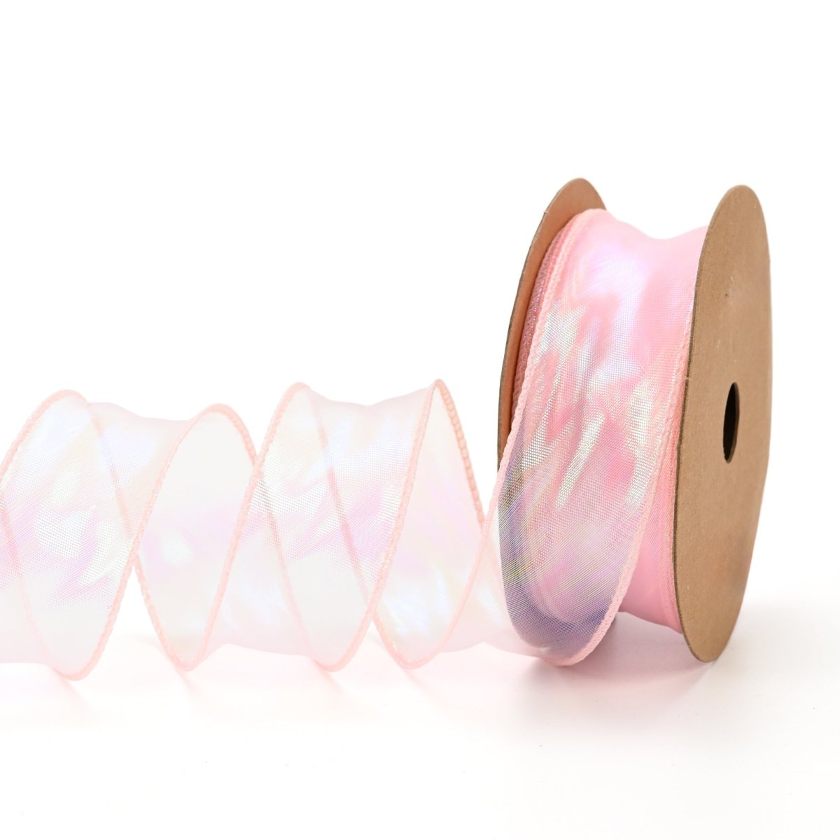 Luxury Iridescent Organza Ribbon – 1.5" Wide | 10 Yards per Roll | Wedding & Florist Decoration | Laribbons Custom - laribbons Custom Shop