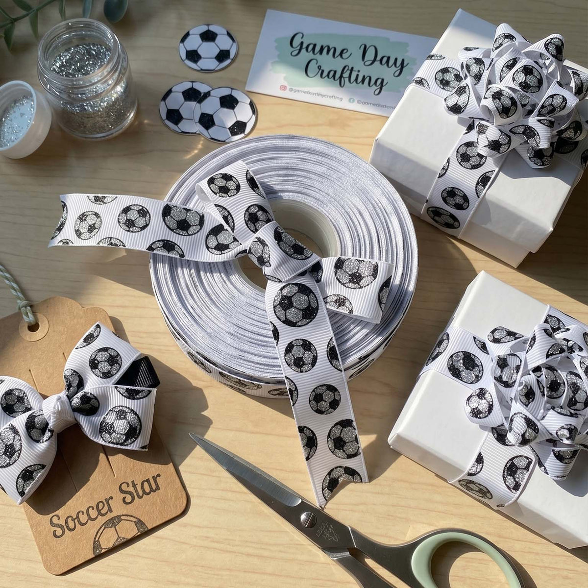 Custom Shimmer Glitter Grosgrain Ribbon – World Cup Ribbon MOQ 200Y Widths & Colors | Laribbons Custom - laribbons