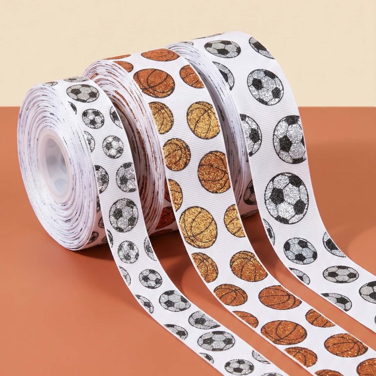 Custom Shimmer Glitter Grosgrain Ribbon – World Cup Ribbon MOQ 200Y Widths & Colors | Laribbons Custom - laribbons