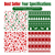 Christmas Pattern Greaseproof Food Wrapping Paper, PE Coated Oil Resistant Burger Wrap Sheets - Laribbons Custom