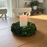 Custom Boxwood Wreath – Handmade Preserved Greenery for Door & Decor | Laribbons Custom - laribbons Custom Shop